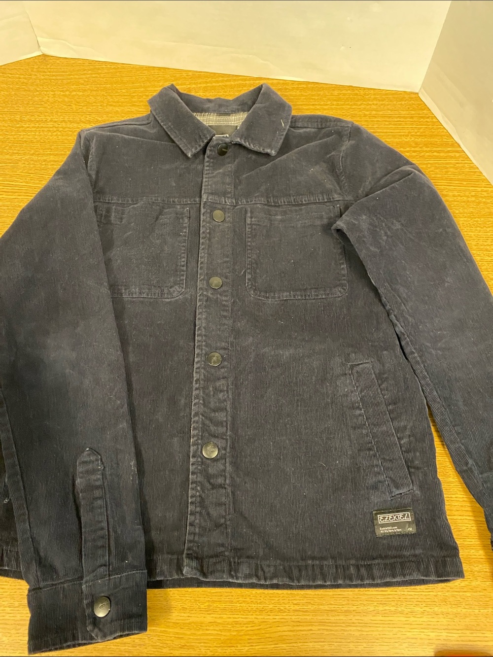 Men's EZEKIEL Corduroy Work Jacket - Dark Navy